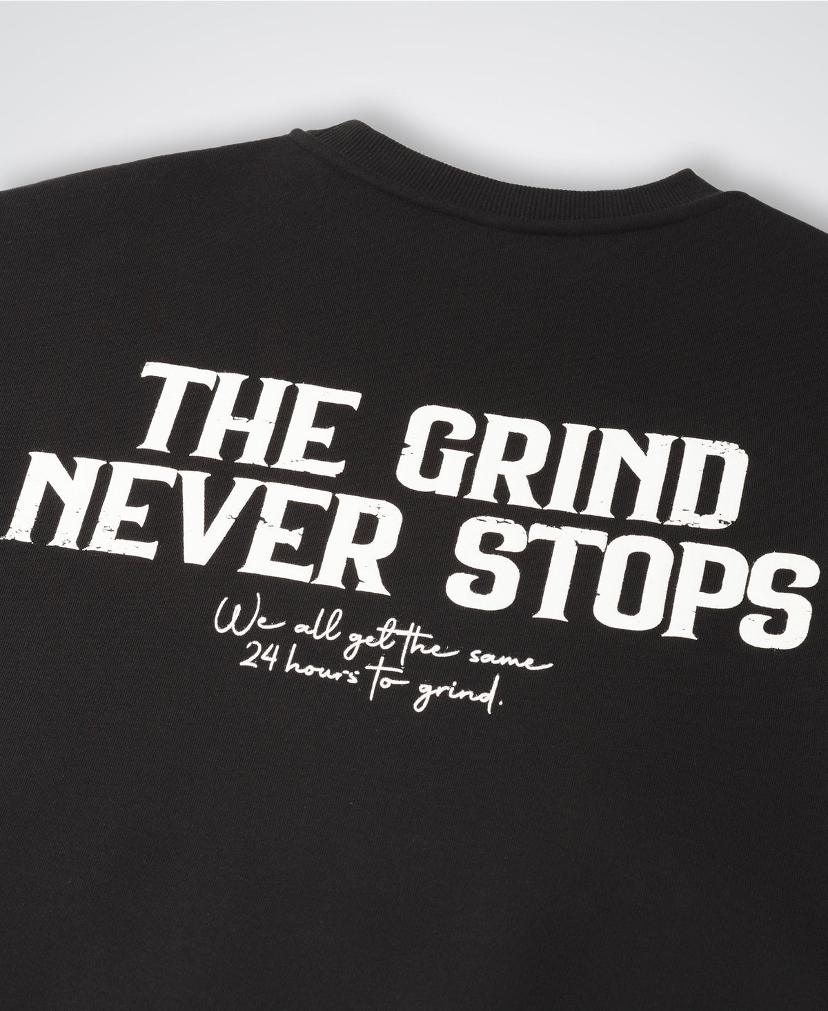 TGNS™ - ESSENTIAL CREWNECK BLACK - The Grind Never Stops