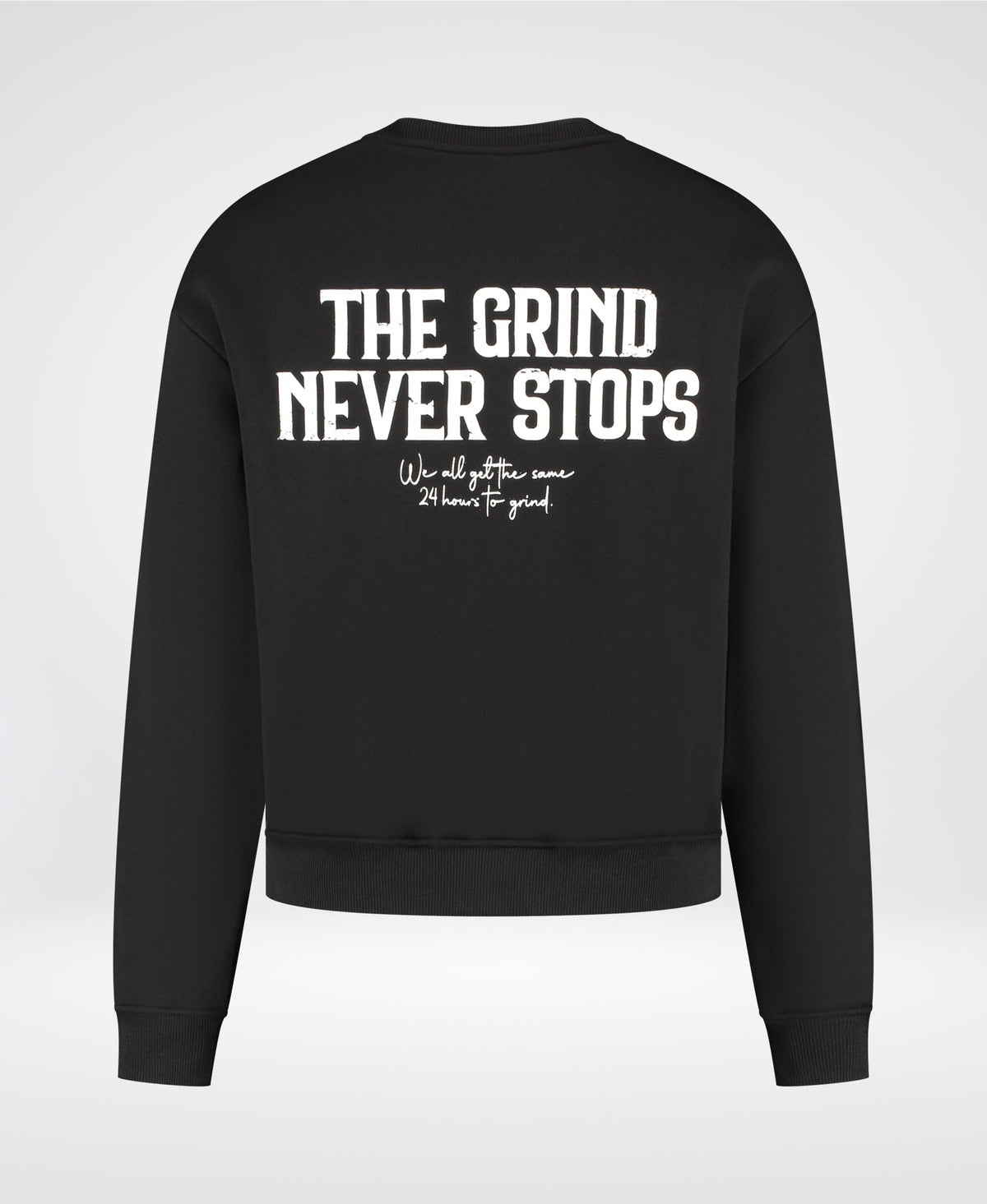 TGNS™ - ESSENTIAL CREWNECK BLACK - The Grind Never Stops