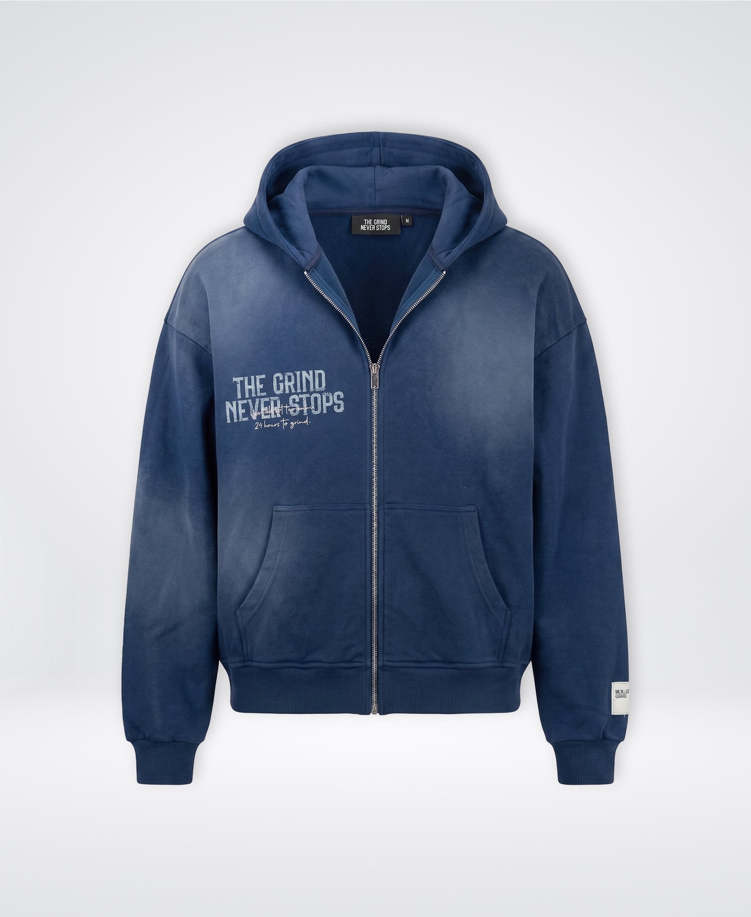 TGNS SPRAYED ZIP UP - The Grind Never Stops